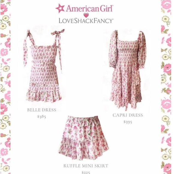 LoveShackFancy x American Girl size medium women’s skirt - Picture 2 of 6